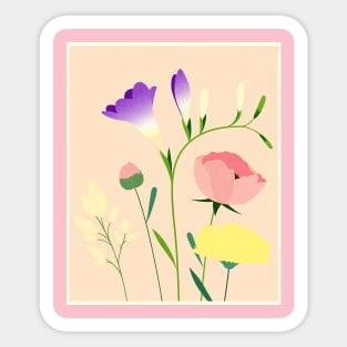 My Beautiful flowers Sticker